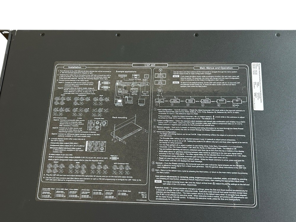 Extron USP 405 Universal Signal Processor
