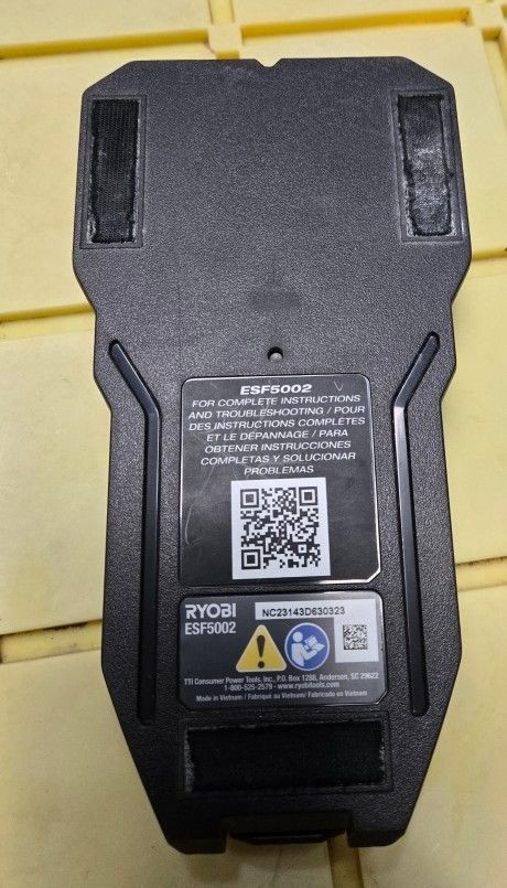RYOBI ESF5002 Stud Finder Auto Depth Scan Tech Hand-Held Whole Stud