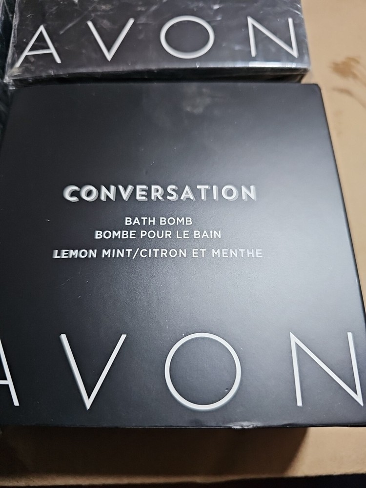 Avon Coversation Bath Bomb Lemon Mint . 4 Pack