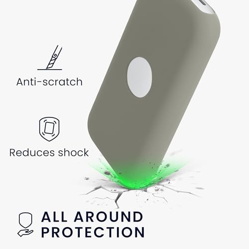 Case Compatible with Apple Vision Pro Battery Case - Silicone Holder grey