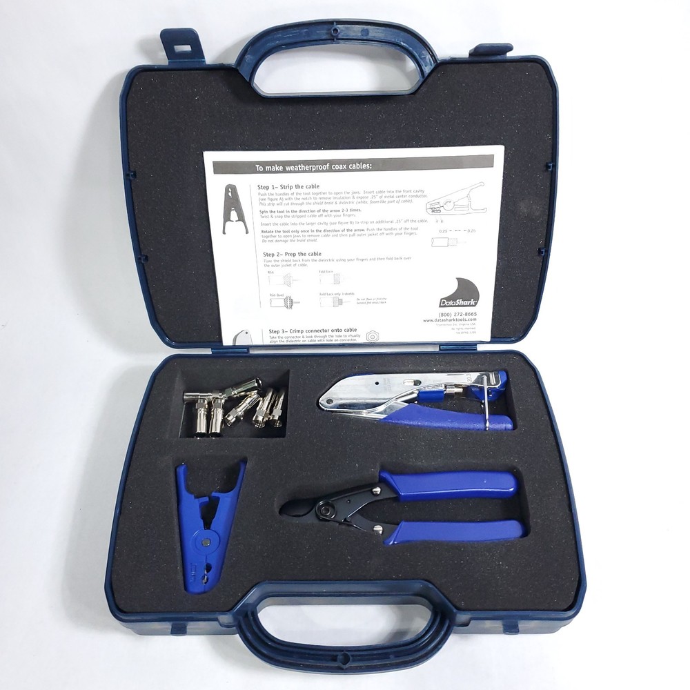 DataShark Satellite, TV & Cable Modem Tool Kit 70019