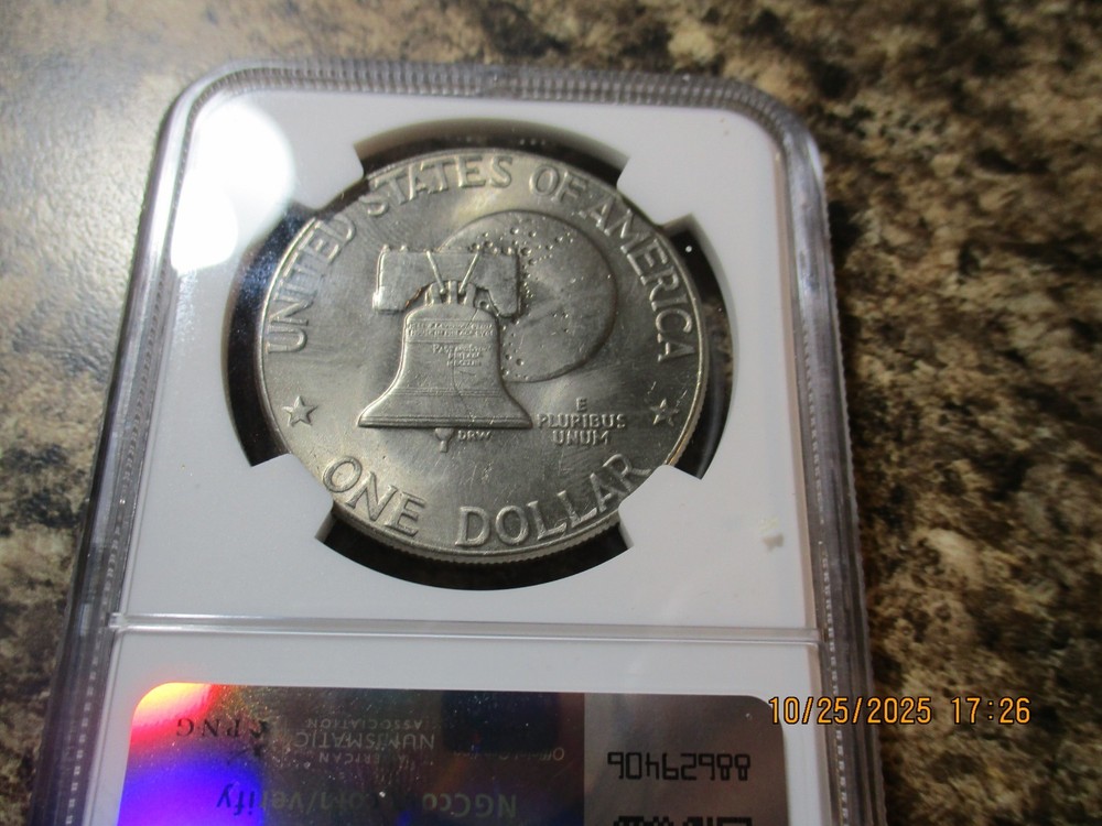 1976-D EISENHOWER DOLLAR NGC MS 65 TYPE 2 093