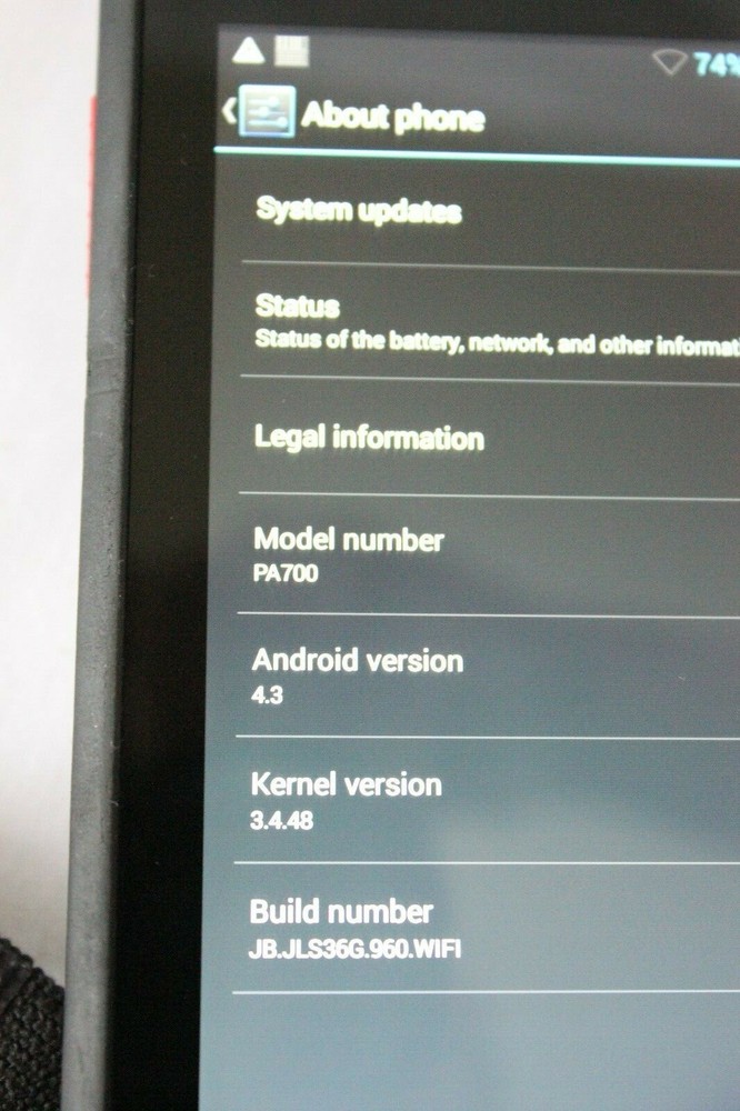 Unitech MCLANE PA700 Android Mobile Computer Scanner Phone