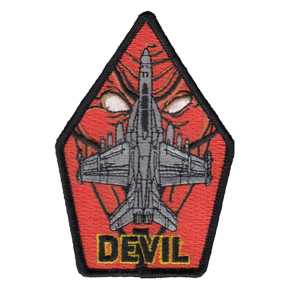 VAQ-144 MAIN BATTERY DEVIL COFFIN SHOULDER  PATCH