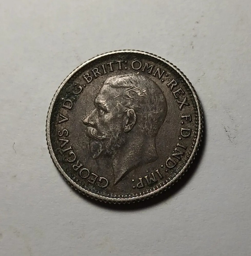 1928 Great Britain 6 Pence - Silver - KM#832