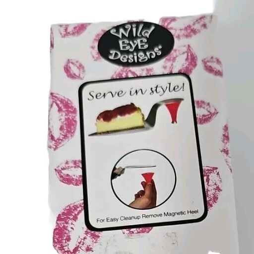 High Heel Cake Server with Removable Heel, Wild Eye Designs (1pc)