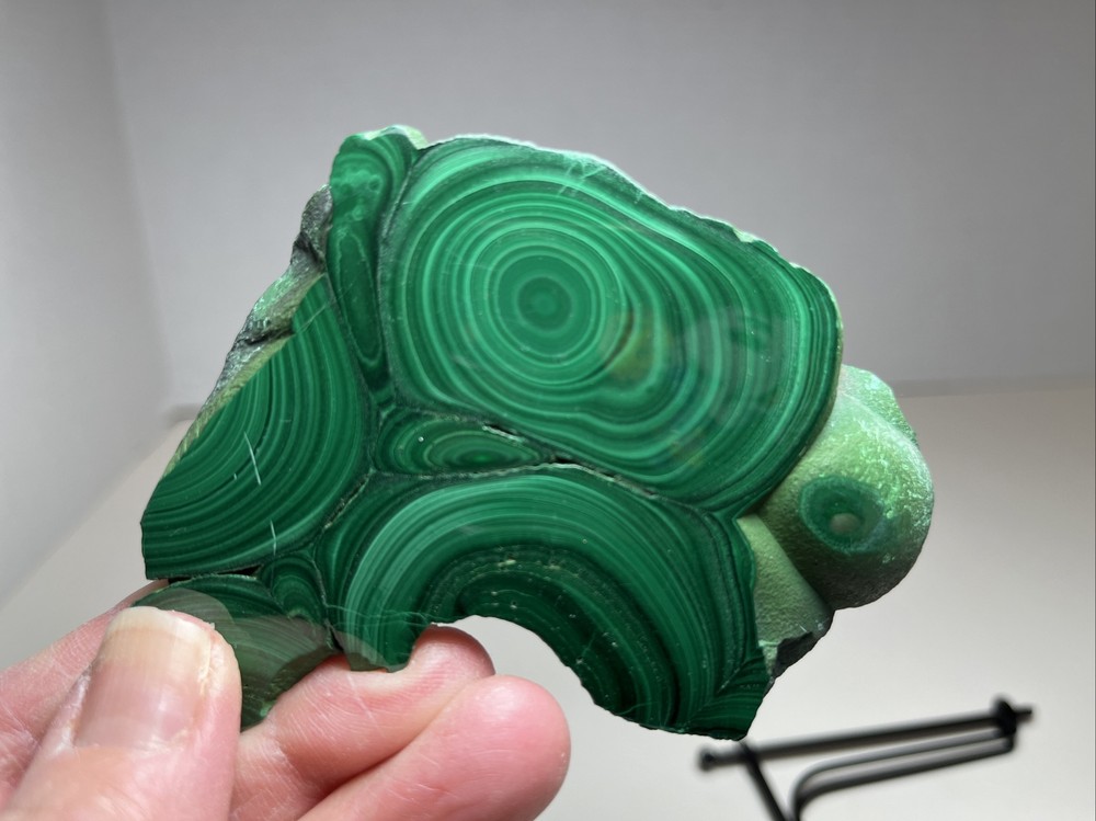 Malachite Slab With Stand