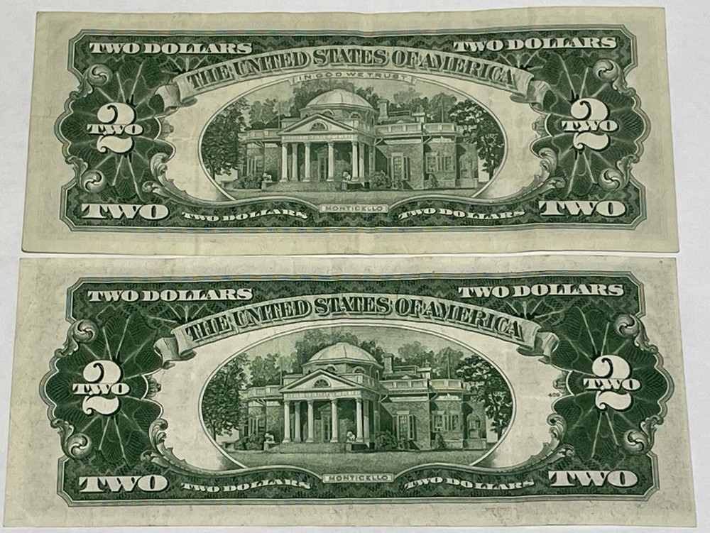 1953 $2 Red Seal Complete Series A/B/C (4) Notes