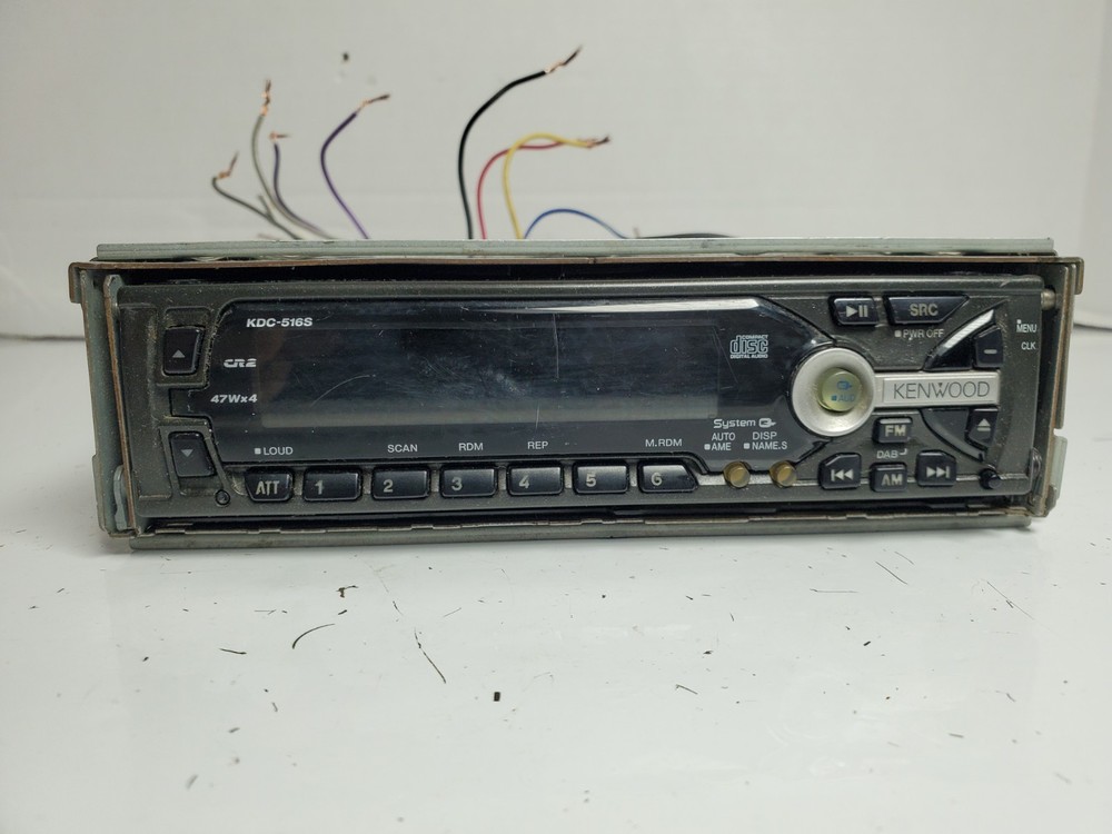 Kenwood KDC-516S Single DIN CD Player - Read Full Description