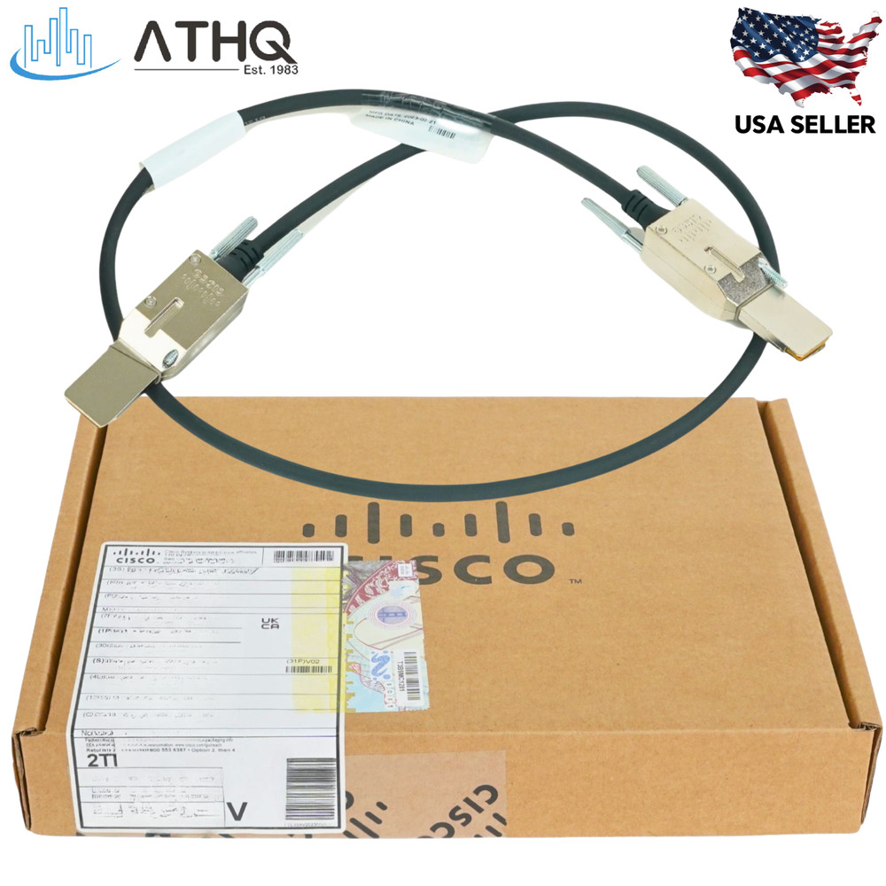 Cisco STACK-T4-1M 1M Type 4 Stacking Cable Catalyst 9200 9200L StackWise-160 NEW
