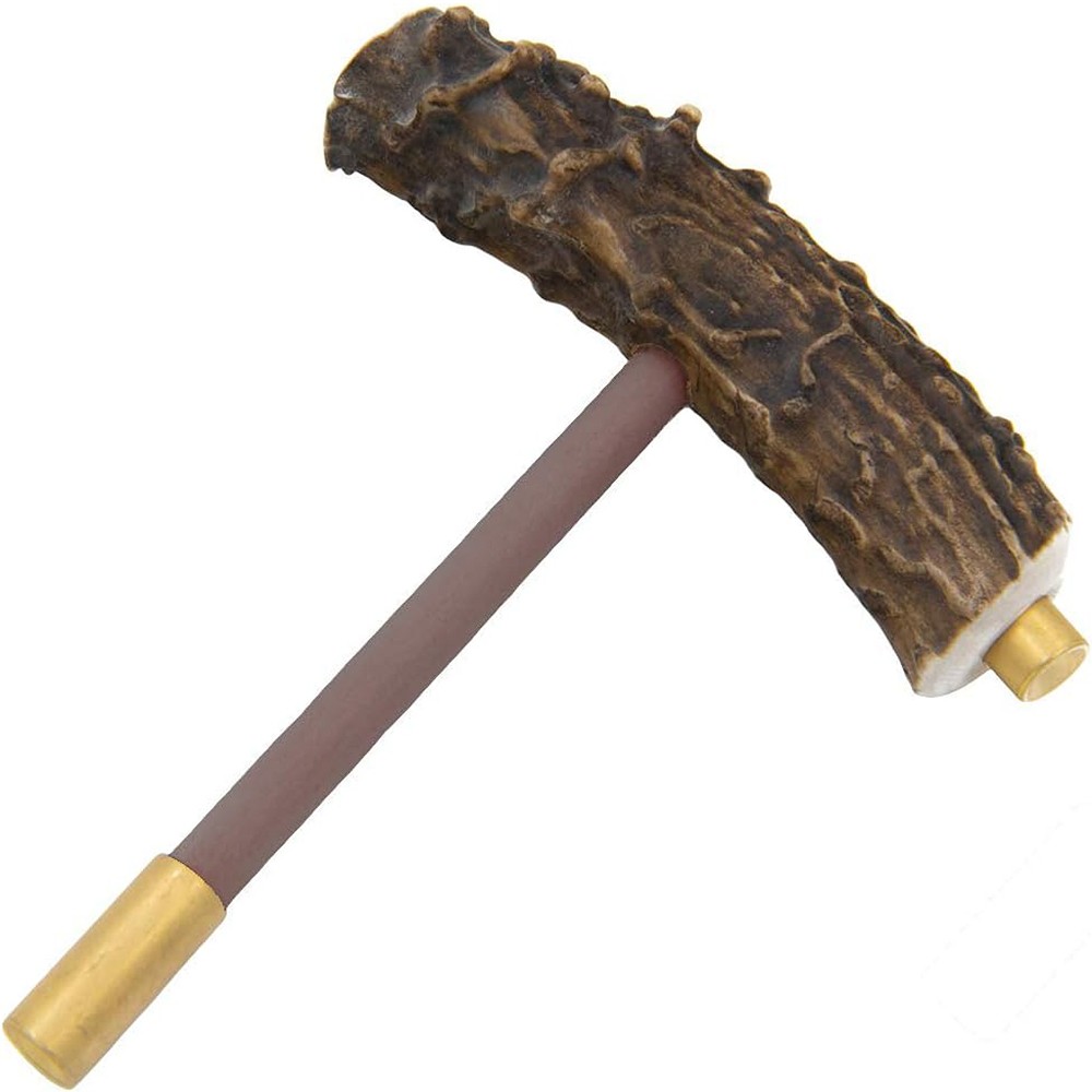 Muzzle-Loaders Antler T-Handle Bullet Starter - Black Powder Short Starter -