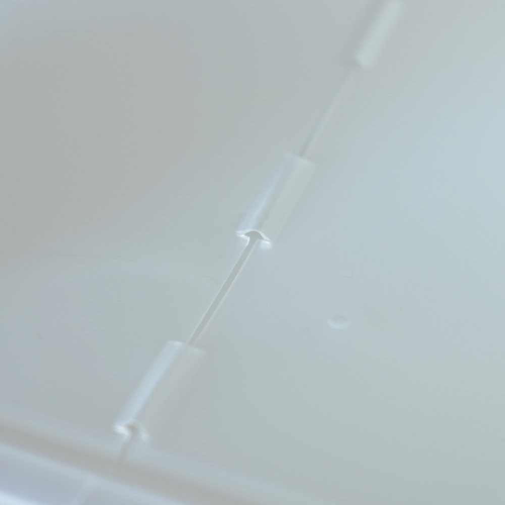EVERIE Collapsible Hinged Lid Compatible with Corner mount, Semi-Transparent