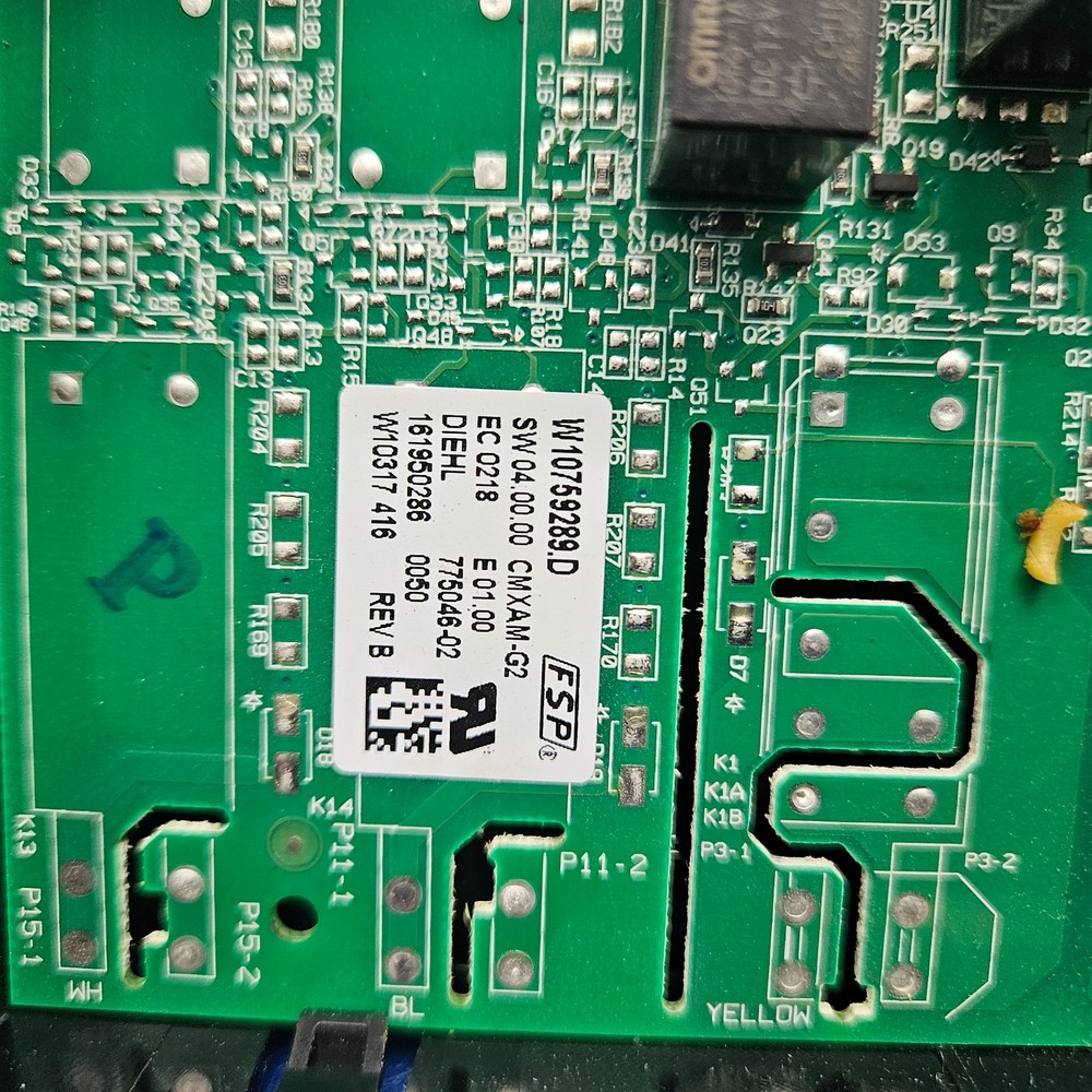 Genuine WHIRLPOOL Range Oven Control Board # W10759289