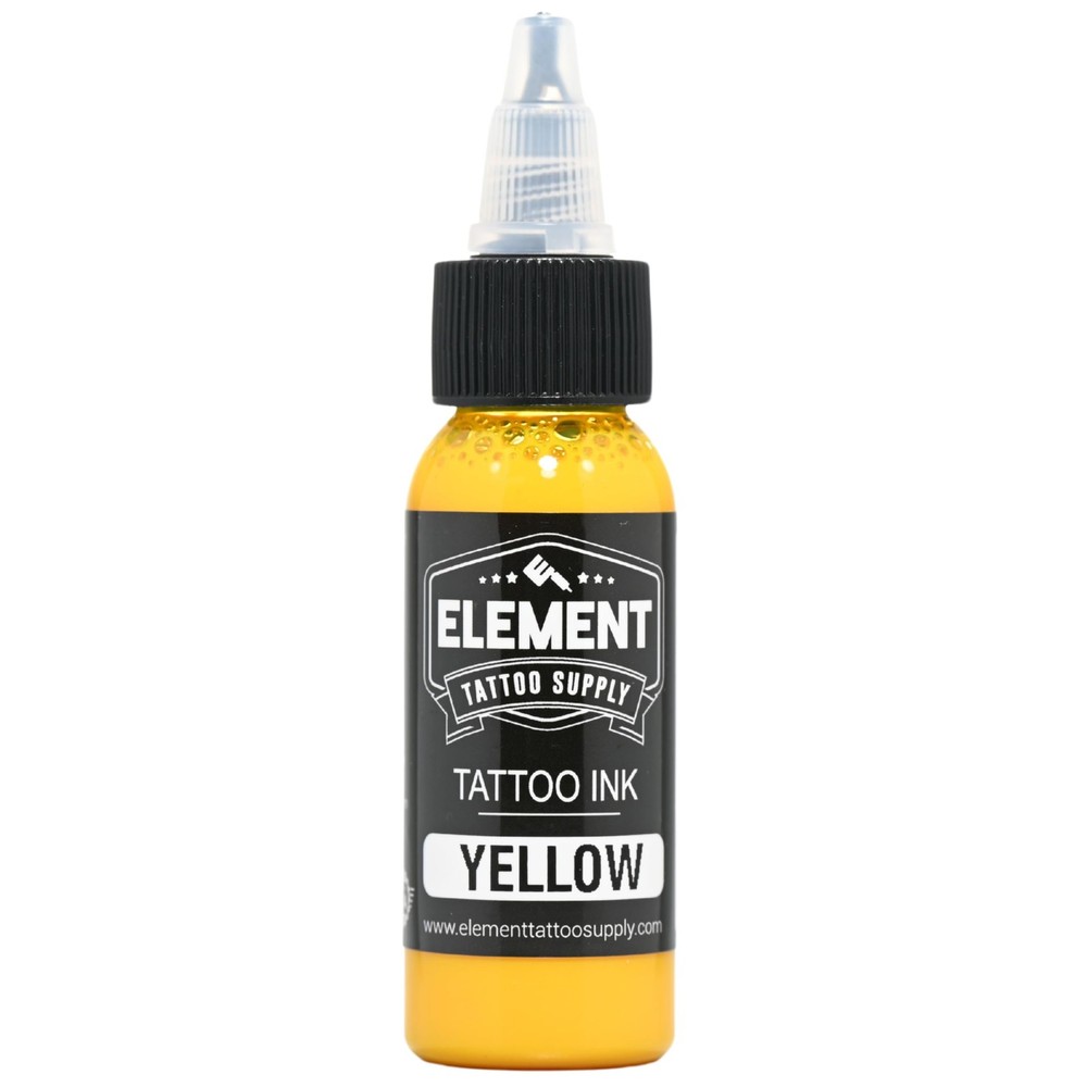 Element Tattoo Ink Set: Red, Yellow, Blue Professional Solid Colors