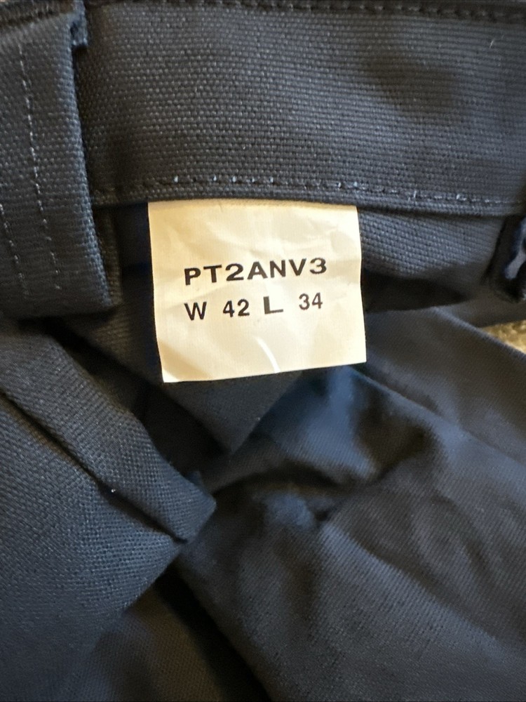 Red Kap Cargo Work Pants PT2ANV3 Size 42x34 Navy