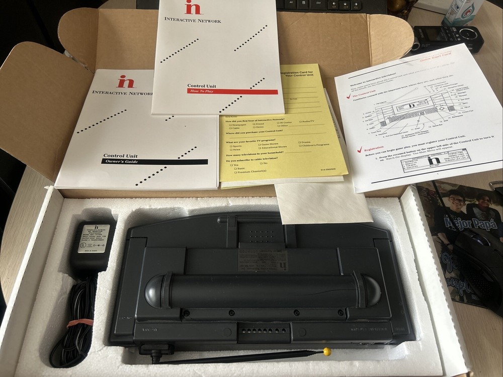 Vintage Interactive Network C-0300 Control Unit Sega Video Game Accessory w/ Box