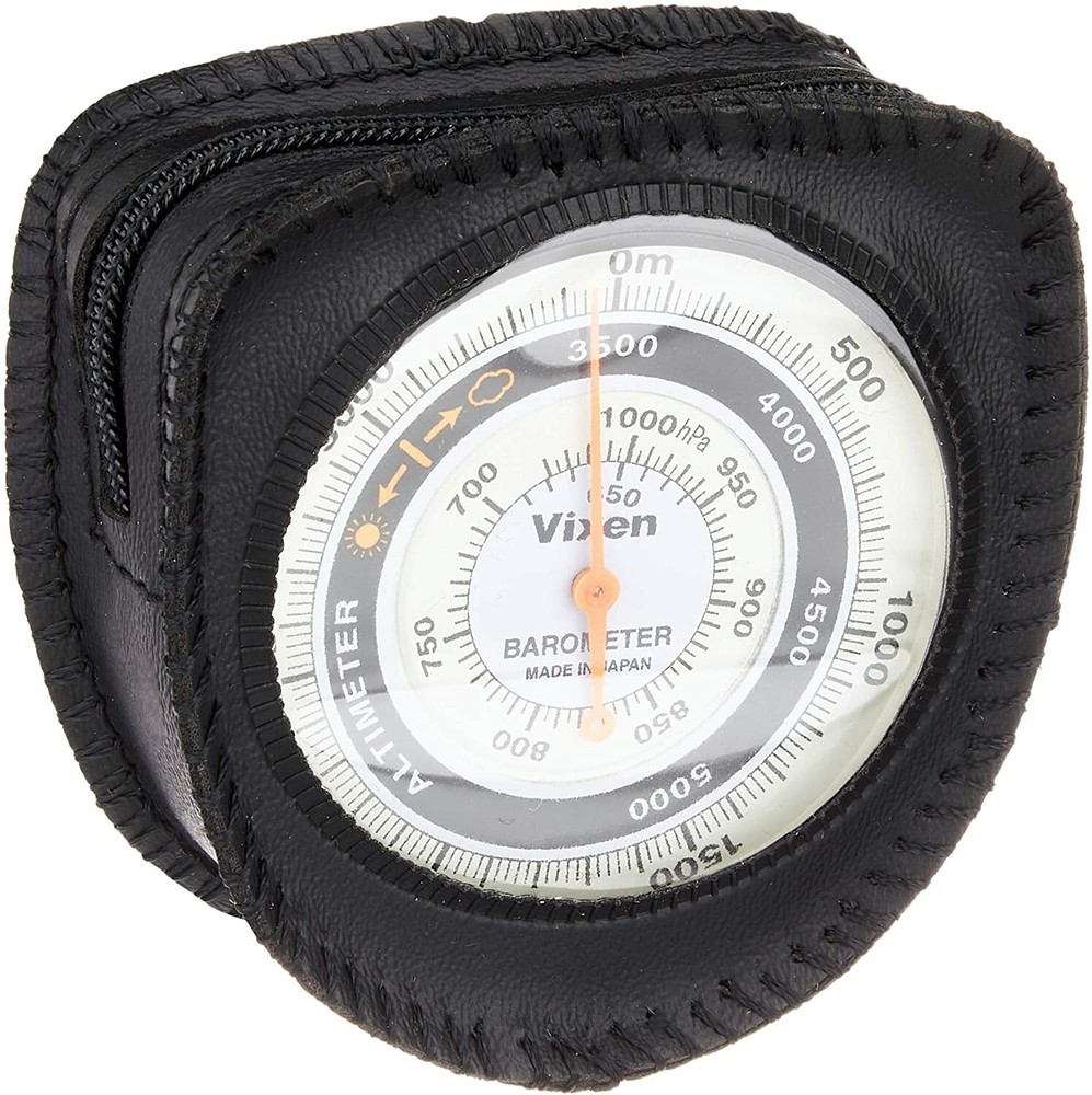 Vixen 46811 Black Altimeter Analog Barometer Attached