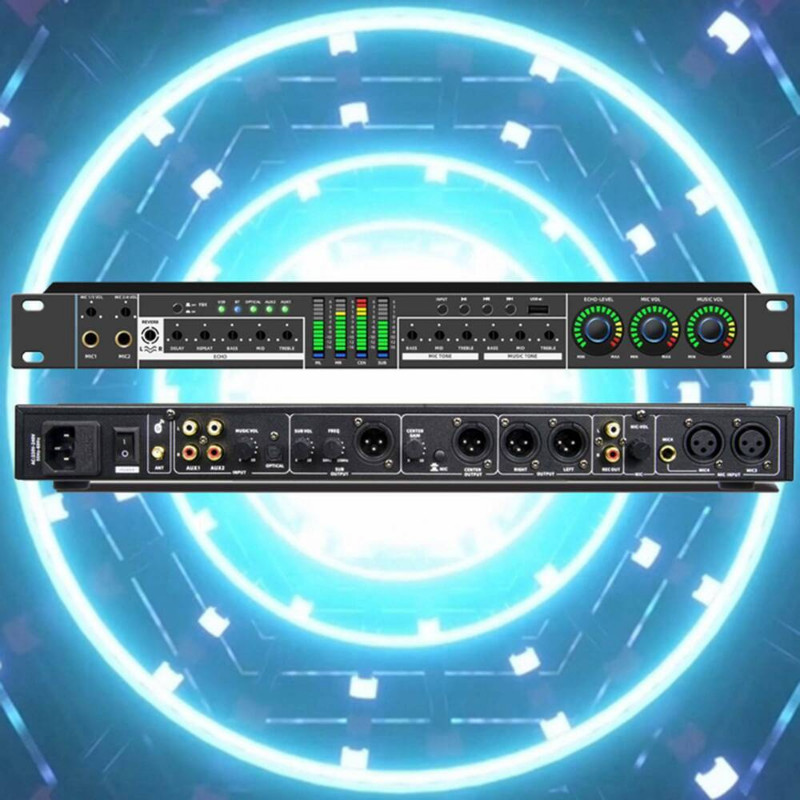 Professional Karaoke Processor Audio Processor Pre-Effects KTV Digital Audio