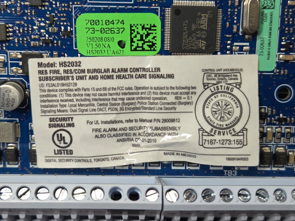 DSC NEO HS2032 PowerSeries 8-32-Zone Security Control Board V1.5 FAST SHIP!💨✅