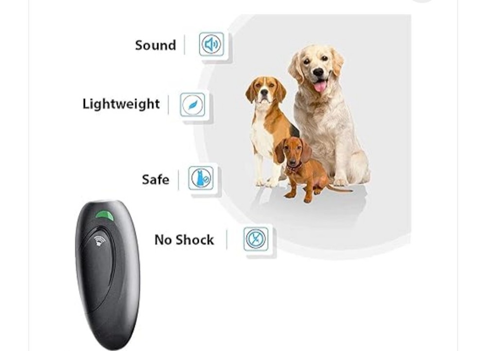 Handheld Ultrasonic Bark Control And Training 3 Modes 16.4Ft Anti Bark Control