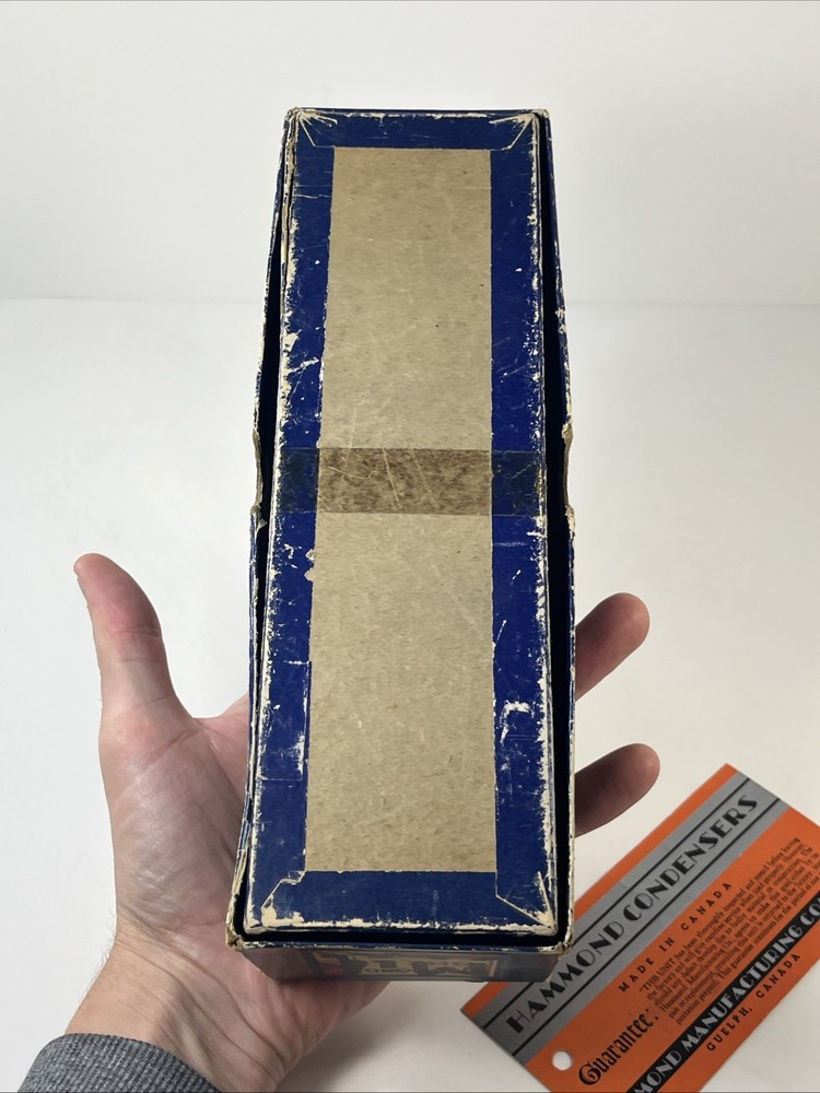Hammond 8815 Microphone Box Only blue Canada no mic empty