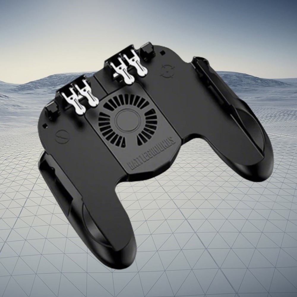 For PUBG Phone Game Controller Gamepad Joystick w/Cooling Fan for IOS Androidbg