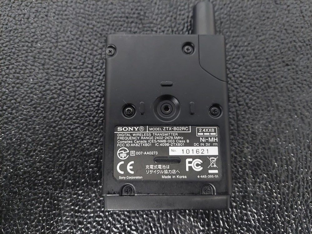 Sony ZTX-B02RC Digital Wireless Transmitter (Wireless Transmitter only)