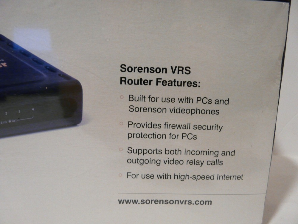 Sorenson VRS Router SR-200 New in package