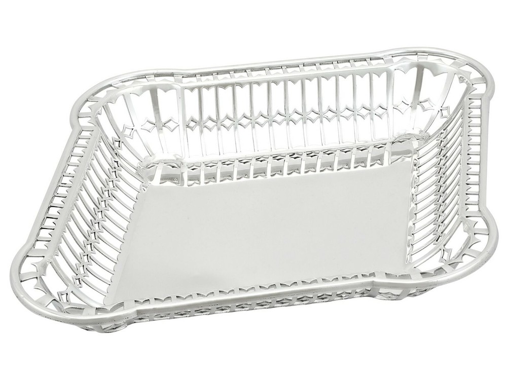 Antique George V Sterling Silver Bread Dish
