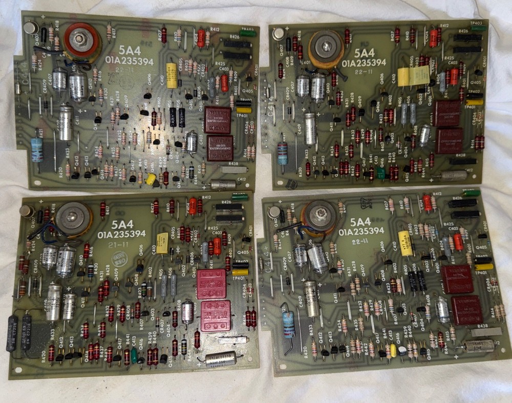4 Vintage Bell ? Components Telephone Operator Circuit Board Switch Console