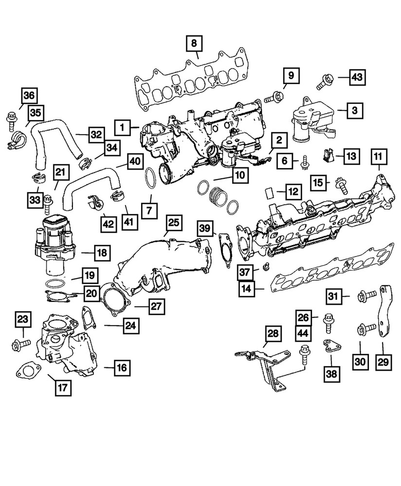 Genuine Mopar Bolt Right Side 5125741AA