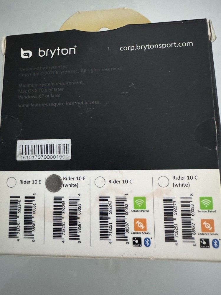 Bryton Rider 10 E Cycling GPS Computer