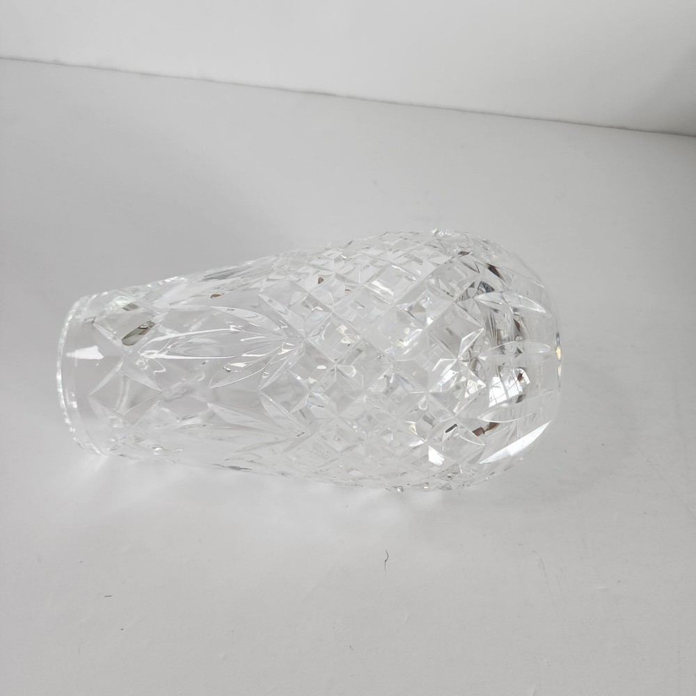 Small Round Leaded Crystal Vase