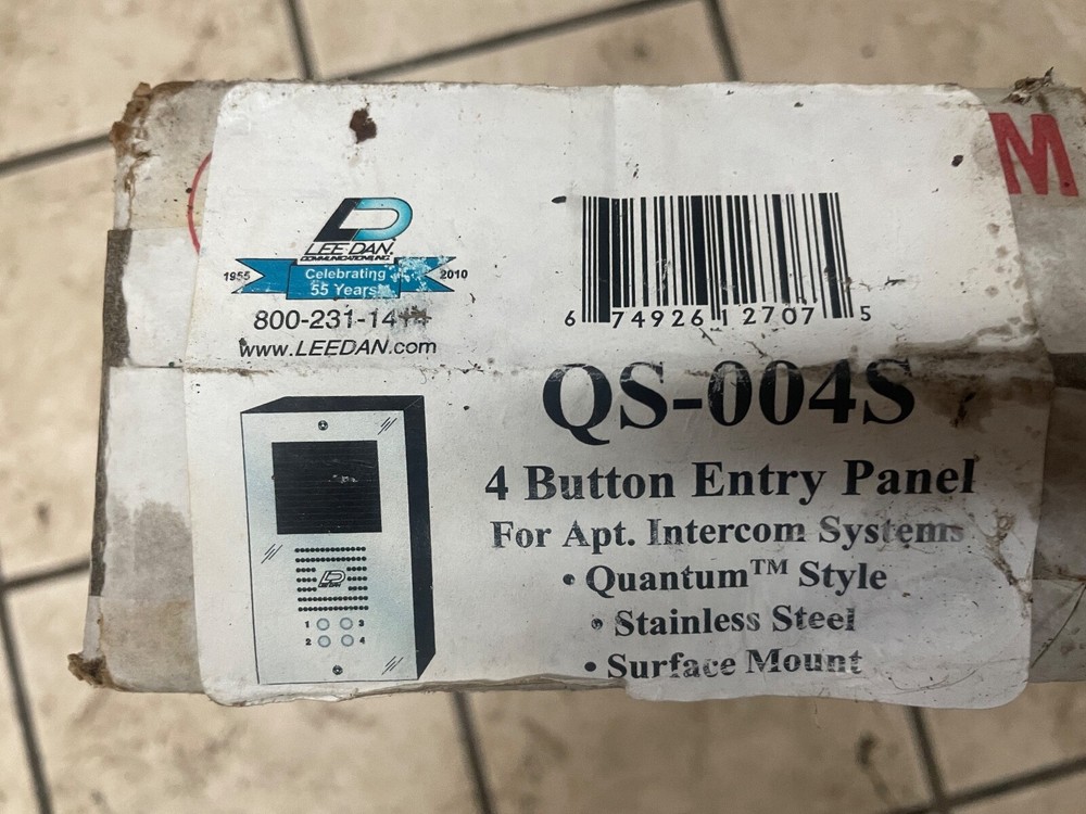 QUANTUM™ QS-004S INTERCOM APARTMENT LOBBY PANEL