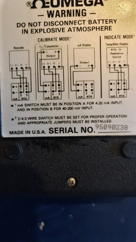 Omega CL-474 Calibrator tested