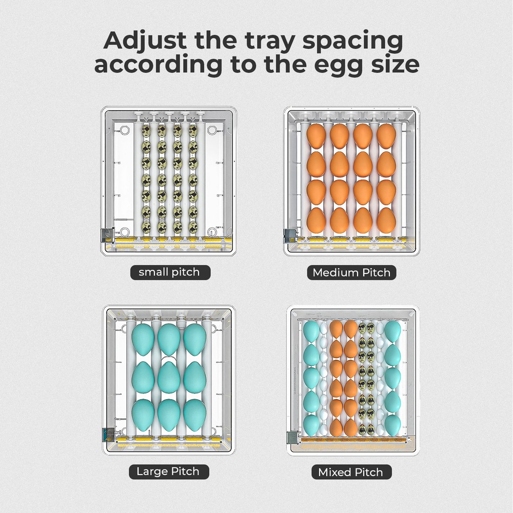 36 Egg Incubator with Auto-Turning, Temperature & Humidity Control Egg Hatcher