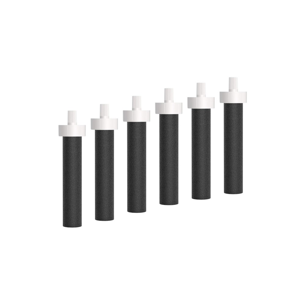 Nispira Activated Carbon Water Filter Replacement for Brita BB06 Bottle, 6 Packs