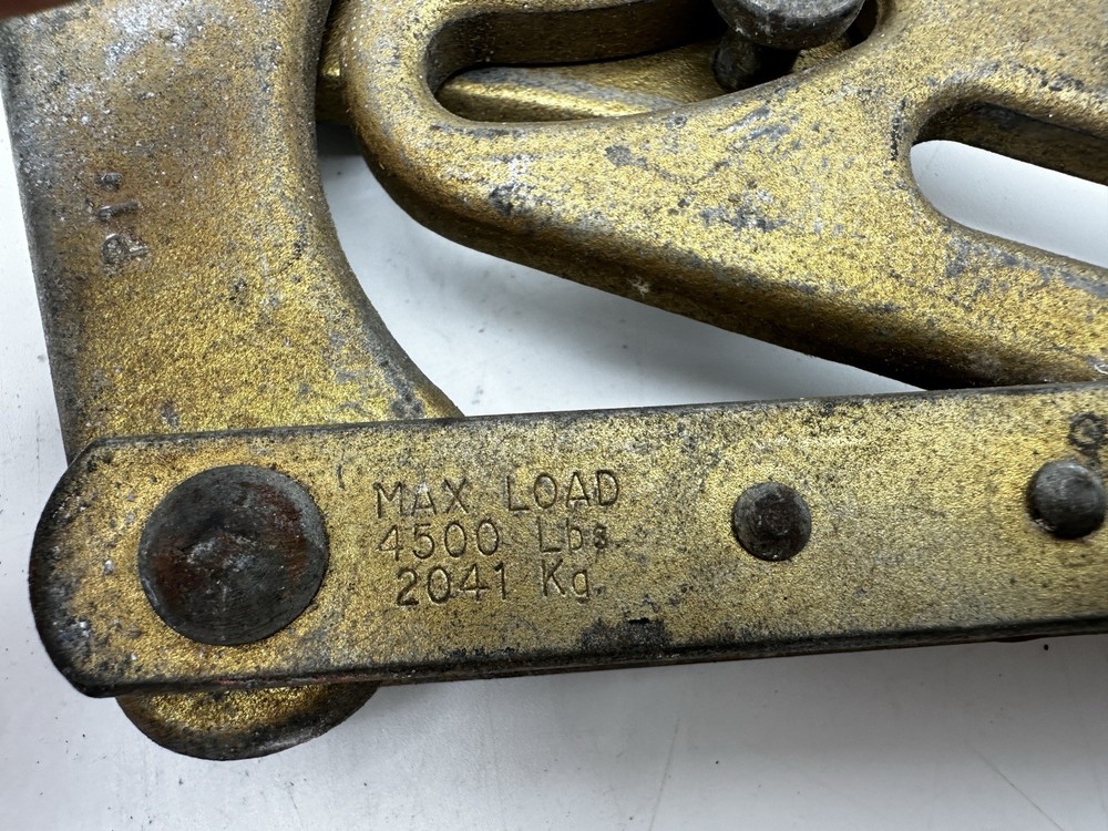 Klein Tools 1611-30 Cable Puller Come Along Hand Winch 4500 lb USA