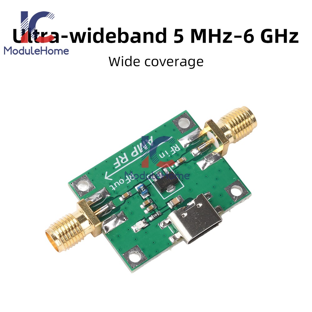 DC 5V SBB5089 Gain 20dB RF Module 5MHz~6GHz RF Power Amplifier Front-end module