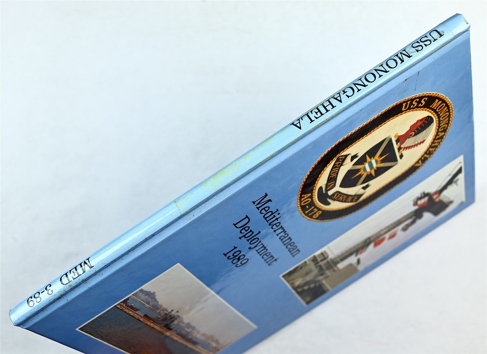 USS Monongahela (AO-178) 1989 Mediterranean Deployment Cruise Book