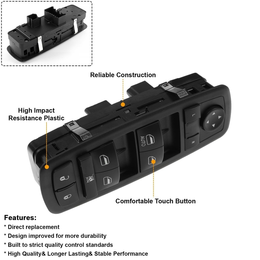 Left Driver Side Master Power Window Control Switch for Dodge Journey 2011 20...