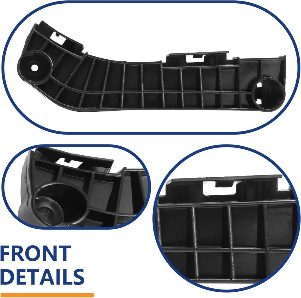 Front Bumper Cover Bracket Retainer Support Pair for Size: For 2007-2011 Years