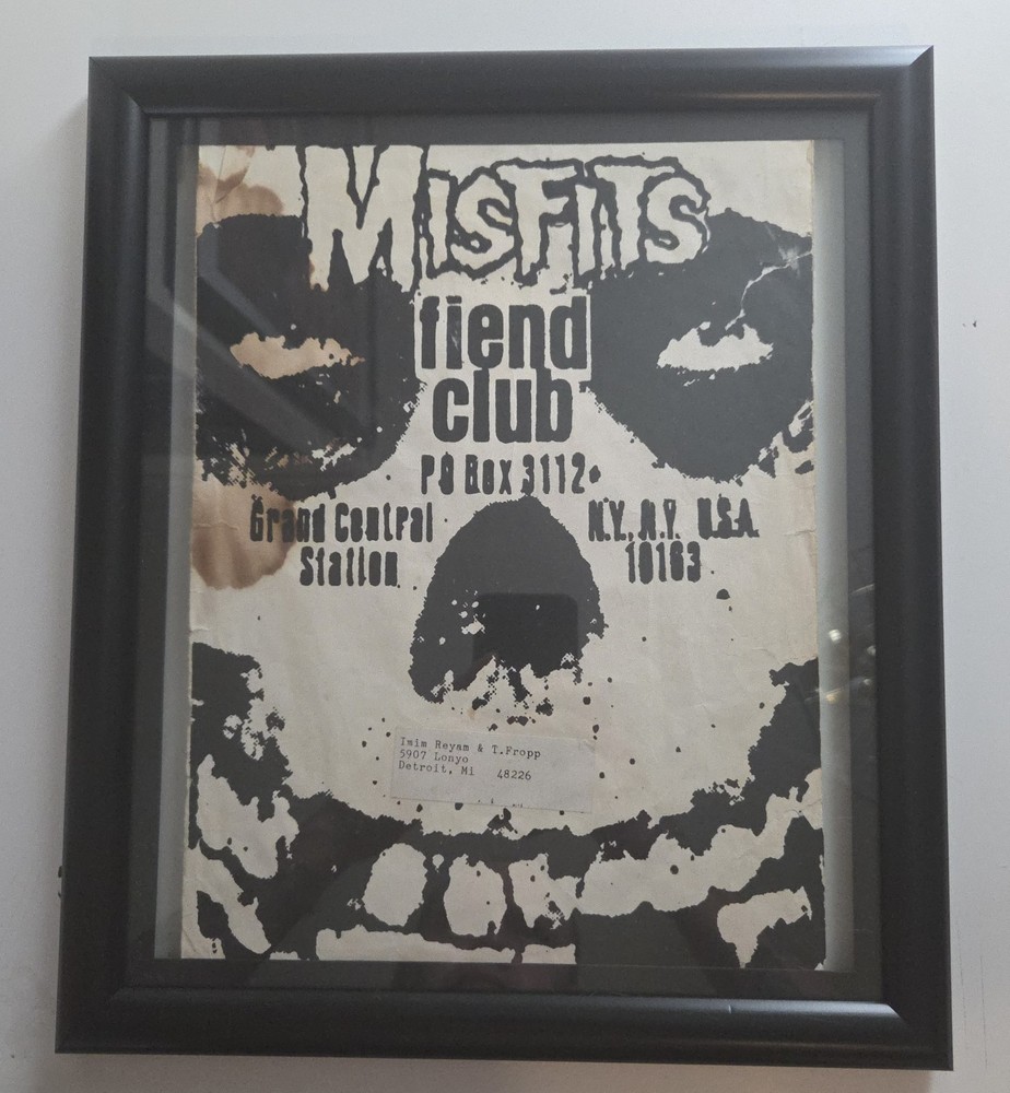 Original Misfits Fiend Club Envelope