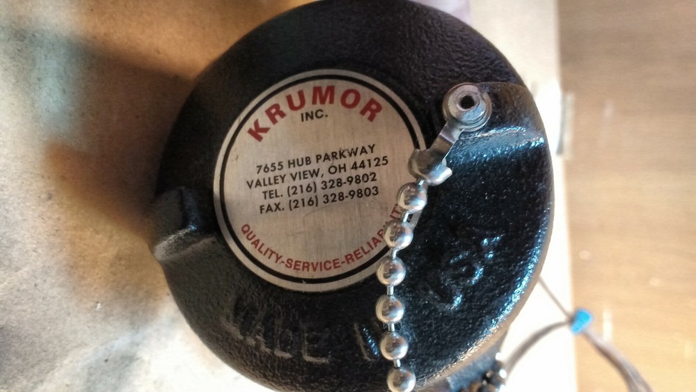 Krumor Thermocouple, 24 Inch Long Probe