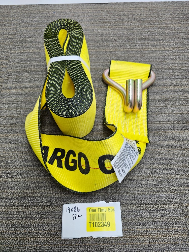 USCC US Cargo Control Strap J Hook Break Strength 16,200lbs WLL 5,400 lbs