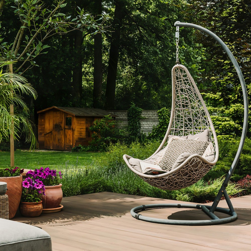 Hammock Chair Spring Hook Set with Pin Plug for Secure Suspension