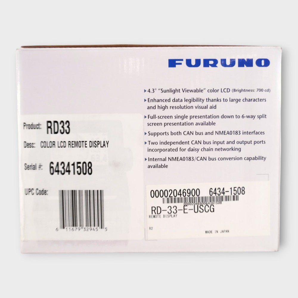 Furuno RD-33 Navigational Data Organizer *NEW OPEN BOX!*