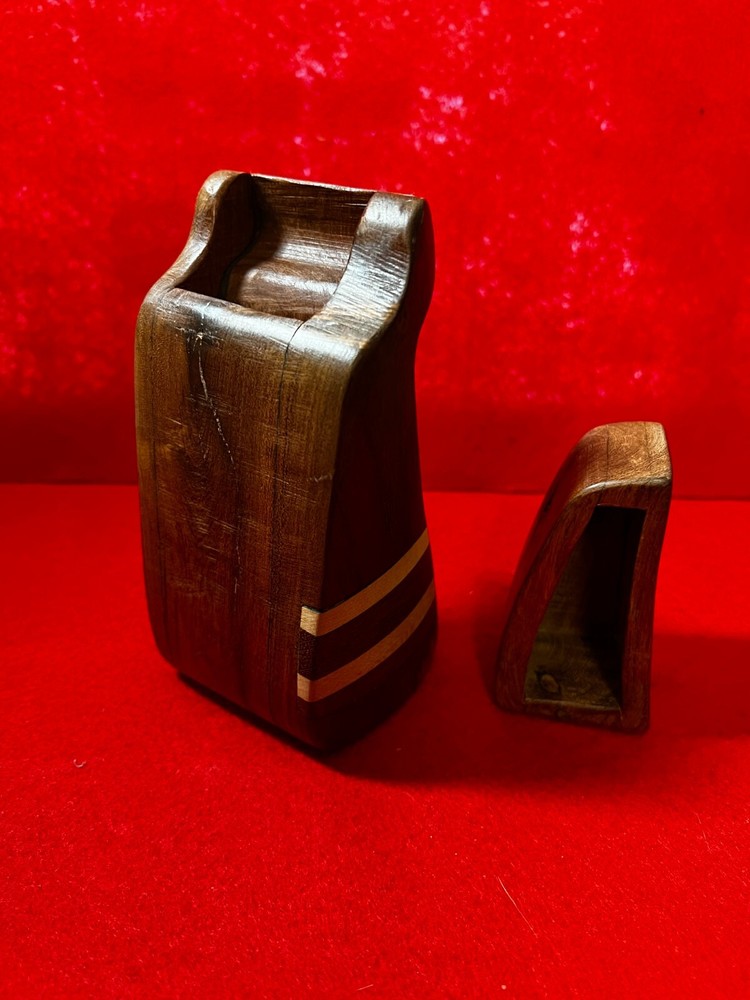 Kokopelli Mesquite Wood Stash/Trinket Box
