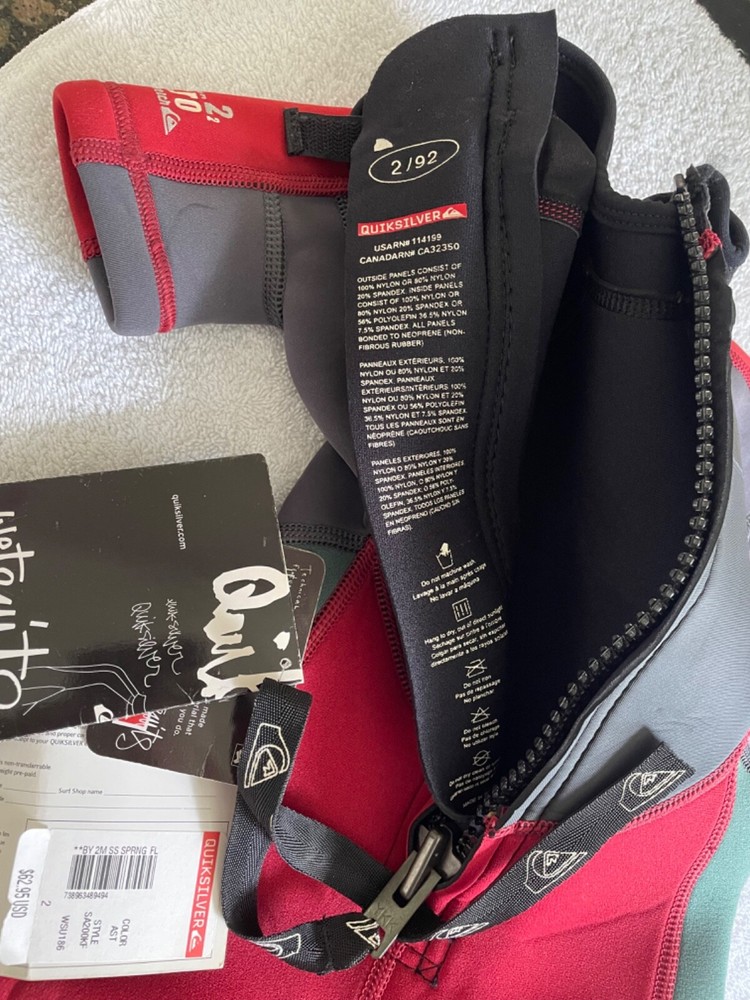 Quicksilver Syncro Wetsuit Size Youth 2