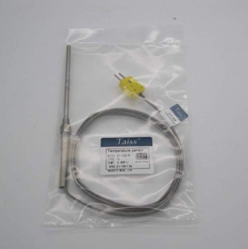 K-Type Thermocouple Sensor with 100mm Probe - Accurate Temperature Control